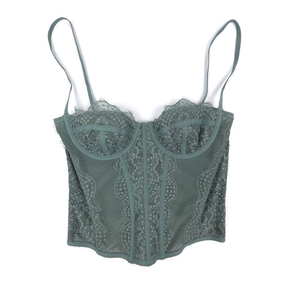 NEW Urban Outfitters Out From Under Modern Love Corset Bustier 90s Y2k Lingerie